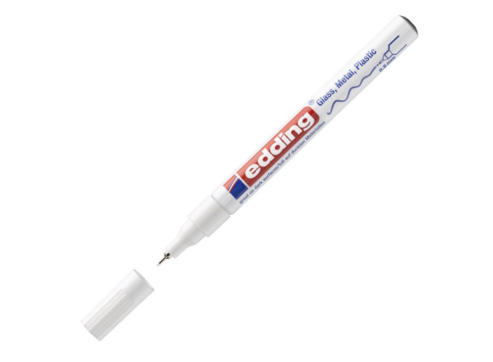 PENNARELLO EDDING 780 BIANCO MM.0,8