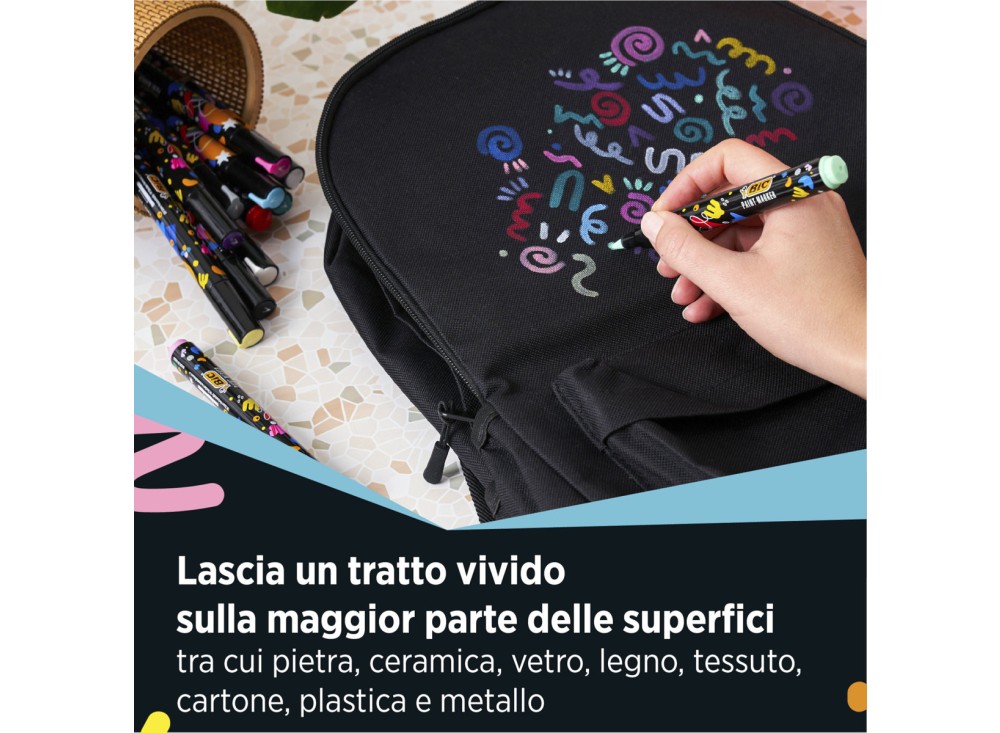 Pennarello Intensity Paint Marker, a Punta Tonda Media, Tratto mm 1,5-2,3, Vari Colori