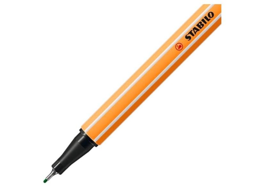 Penne fineliner 0,4 mm STABILO point 88 Click set, 10 pz