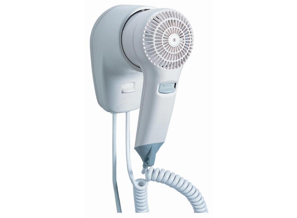 Phon con Base a Muro, 2 Velocità d'Aria e 2 Temperature Regolabili, Potenza 1200 Watt 0683083