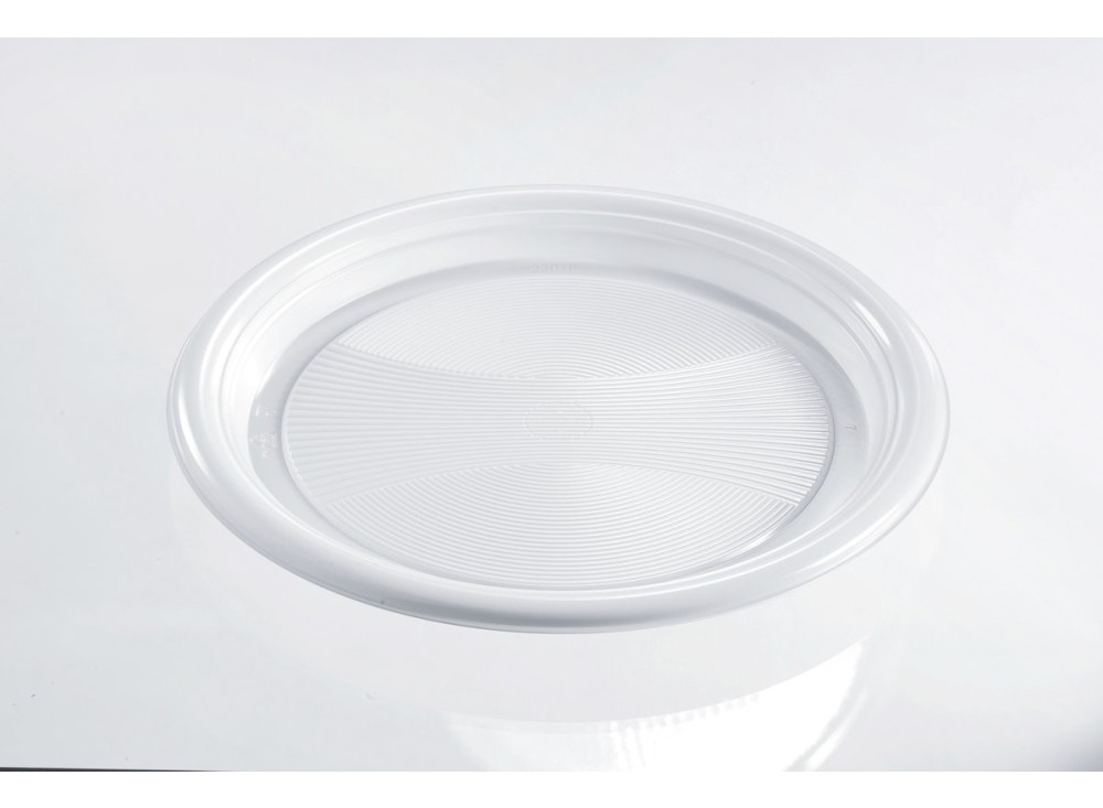 Piatti in Plastica Rigida, Confezione da 50 Pezzi