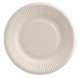 Piatti Tondi in Polpa di Cellulosa, Confezione da 125 Piatti per Eventi e Uso Collettivo