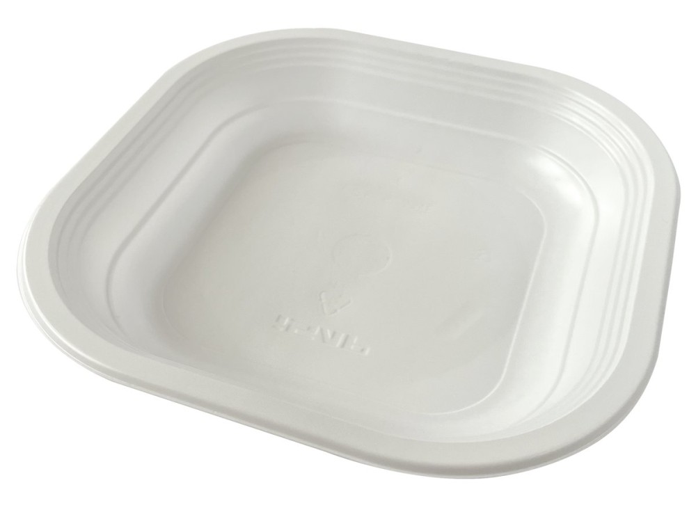 Piatto Termosaldabile Bianco da Mensa, Disponibile Piano e Fondo, Cf.100 Piatti