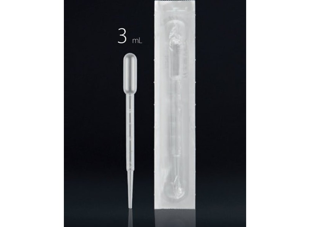 Pipetta Pasteur Gima 3ml Sterile 1000pz