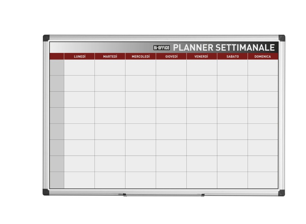 Planner Magnetico in Plastica, Scrivibile, Vari Formati