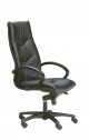 Poltrona executive Focus P pelle nera
