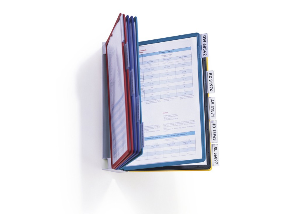 Portalicenze Murale Vario, Composto da 10 Pannelli Sfogliabili