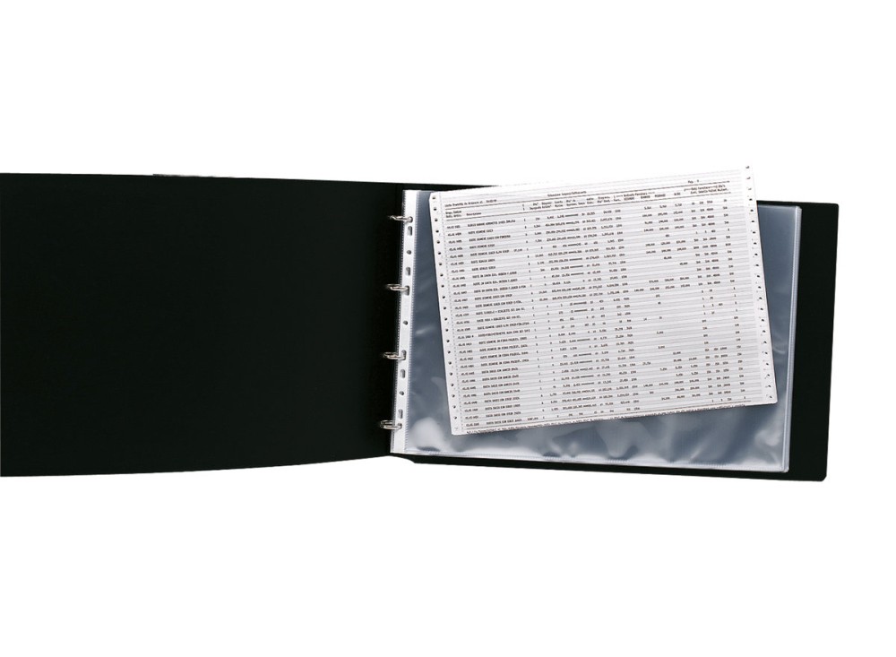 Portalistino Formato A3 Nero