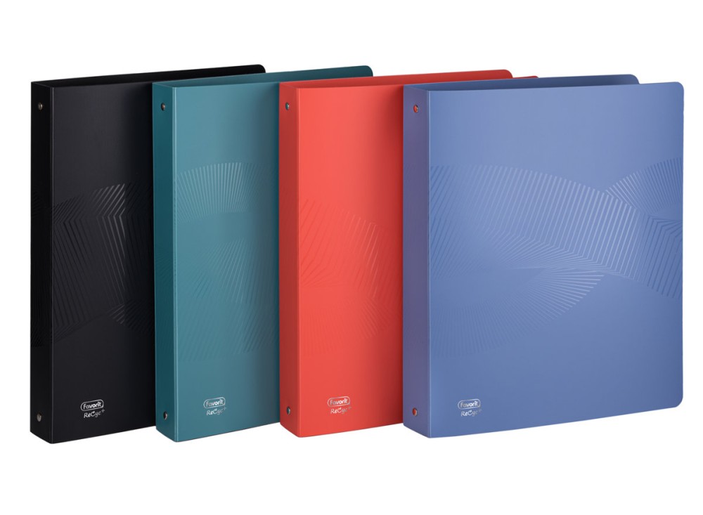 Portalistino, Raccoglitore Osmose Formato A4 con Quattro Anelli Tondi di Diametro cm 3