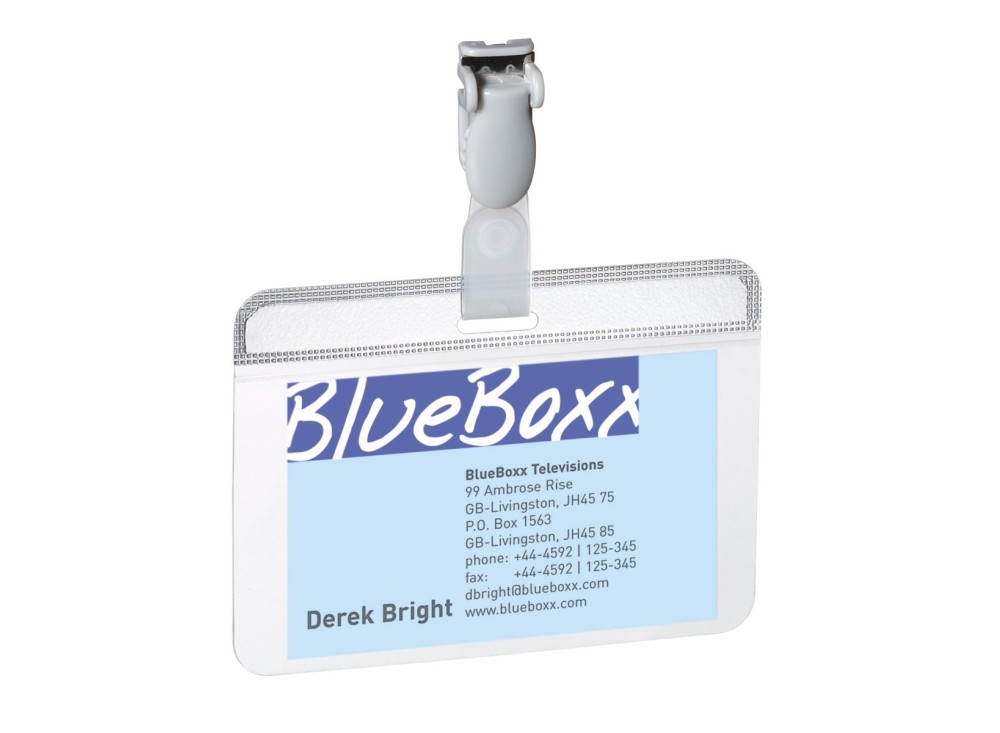 Portanome Autoplastificante con Clip