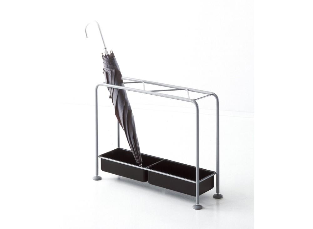 Portaombrelli Storm, a Rastrelliera con Vaschetta, 69x22x55 Cm