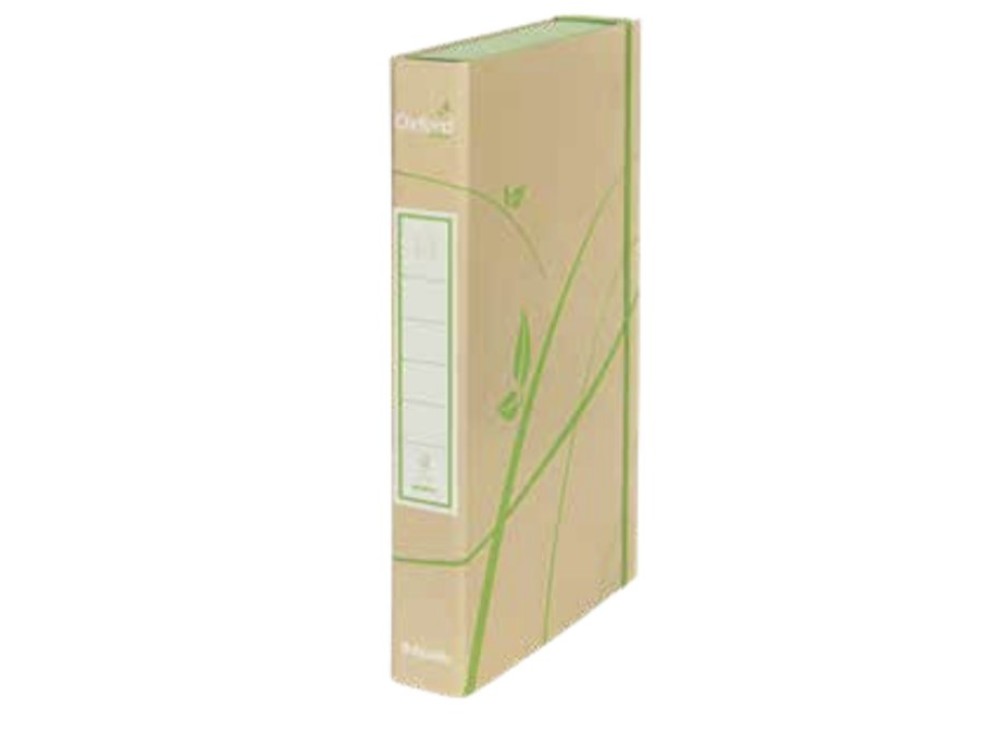 Portaprogetti Oxford Green, 100% Riciclato, con Elastico, Dorso cm 4