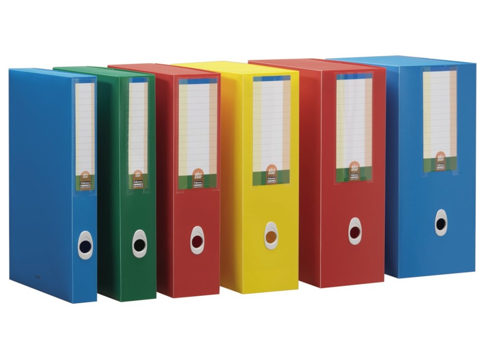 Portaprogetti Plus, a Bottoni, Vari Dorsi, Formati e Colori