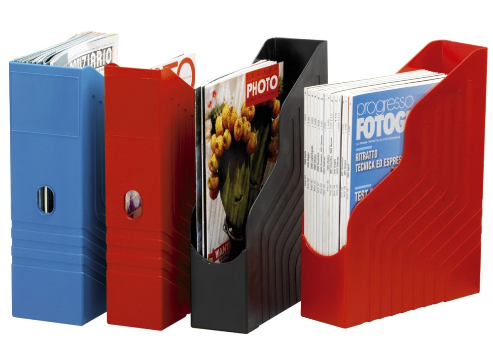 Portariviste Rack e Jumbo Rack, Verticale, Vari Dorsi e Colori