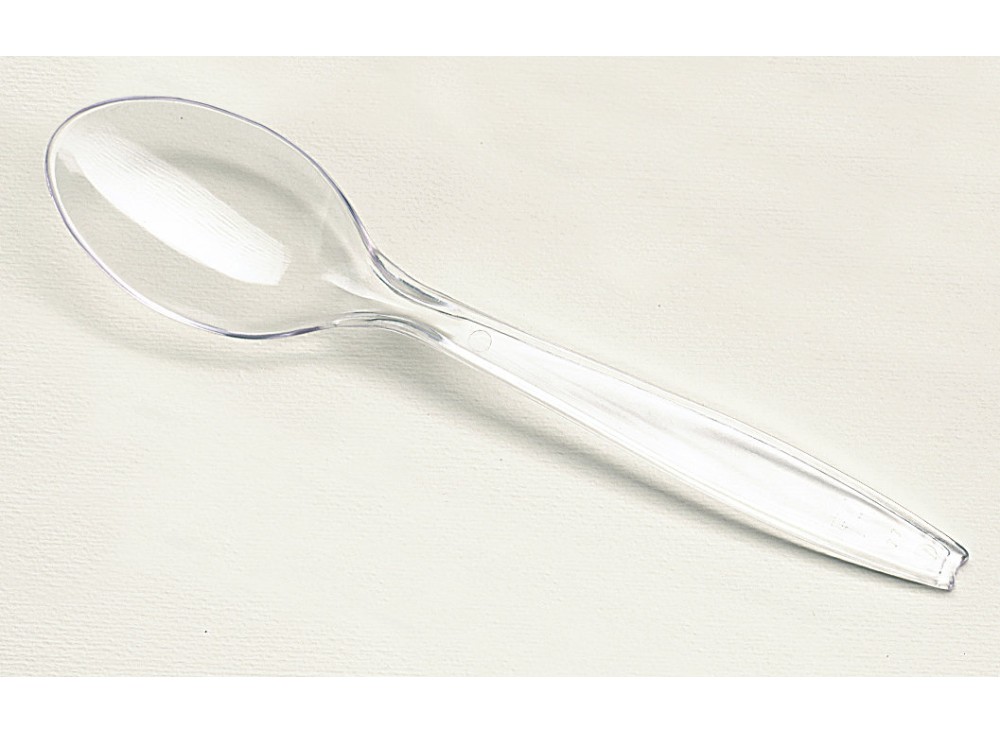 Posate in Plastica Monouso Kristal, Confezione da 10 Pezzi