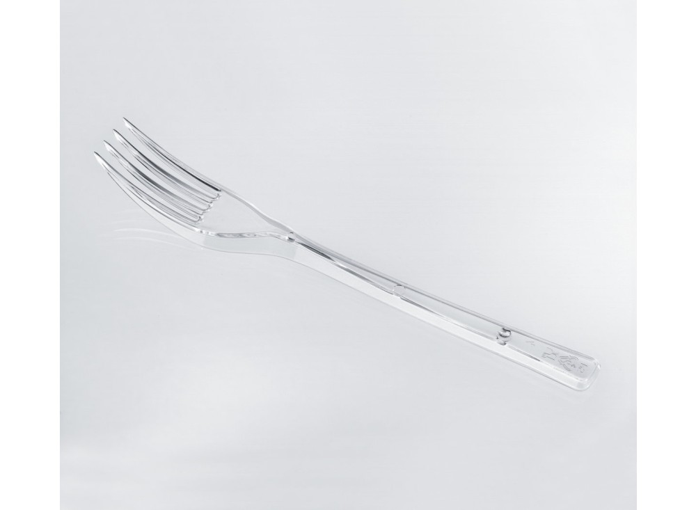 Posate in Plastica Rigida Kristal, Confezione da 20 pezzi