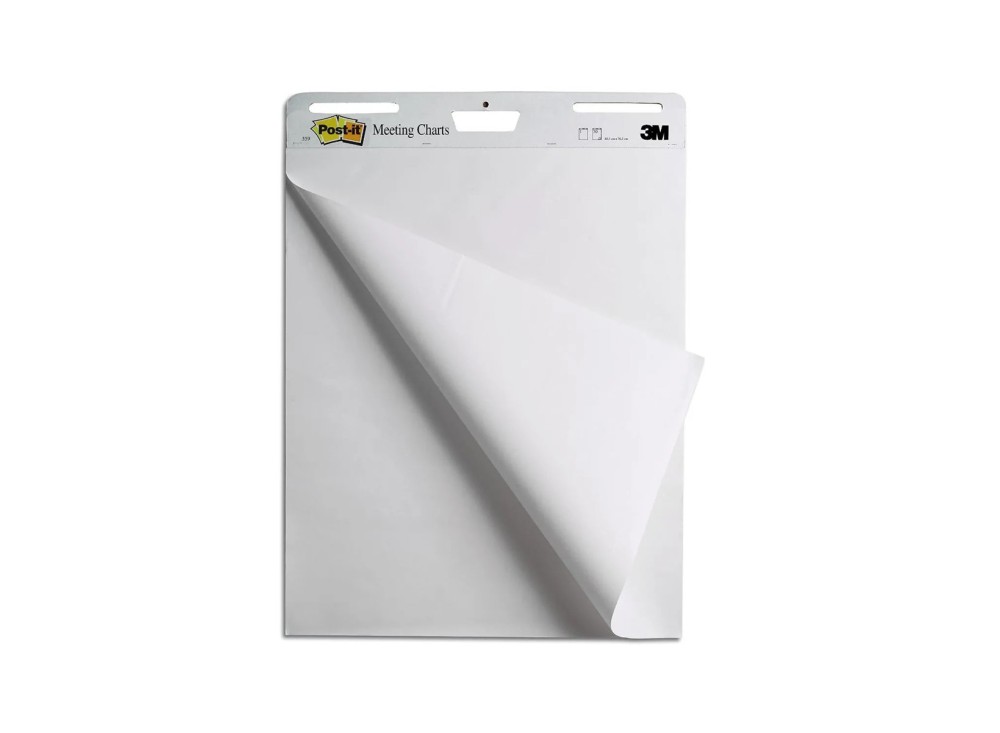 Post-it® Blocco per Lavagna Portablocco, 63,5x77,5 Cm, 30 Pezzi
