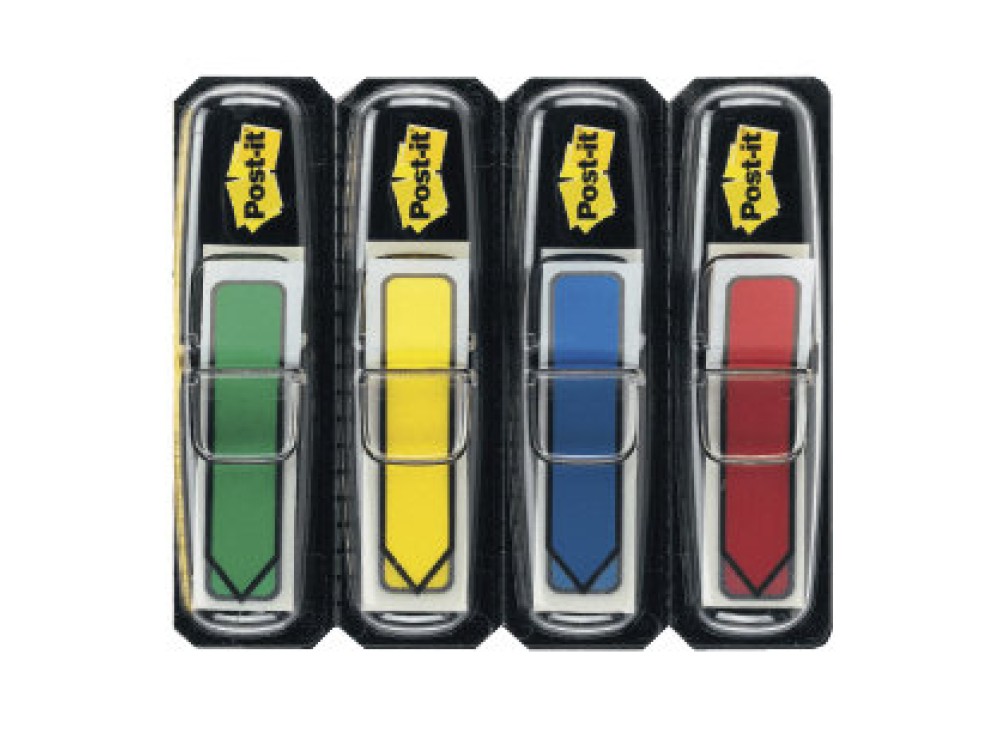 Post-it® Index Freccia, 4 Blocchetti, 12 x 43 mm