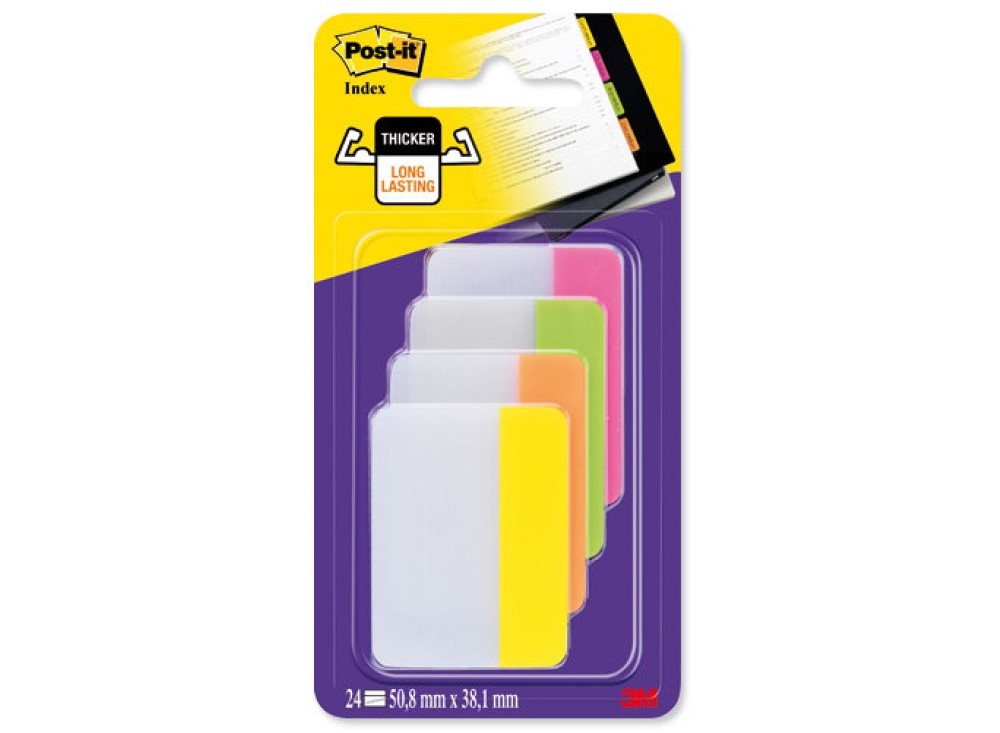 Post-it® Index Strong, 24 Foglietti