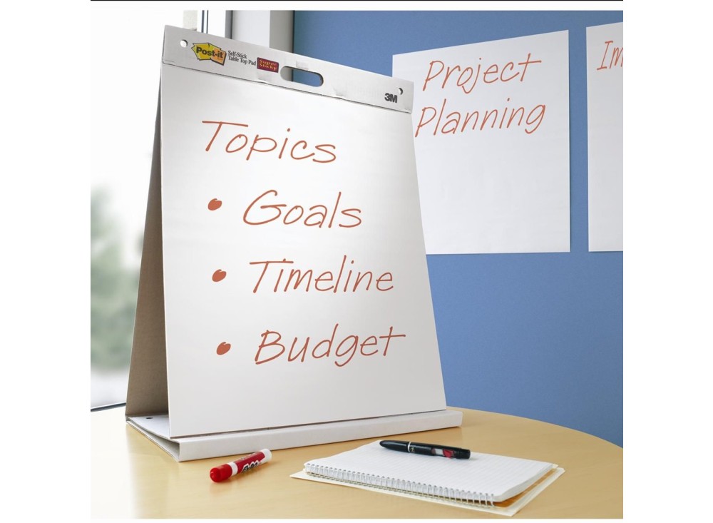 Post-it® Meeting Charts da tavolo in carta riciclata