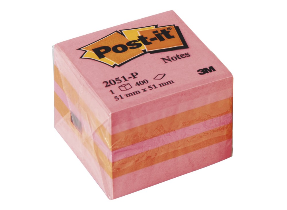 Post-it® Notes Minicubo, 400 Fogli, Vari Colori EX10003691