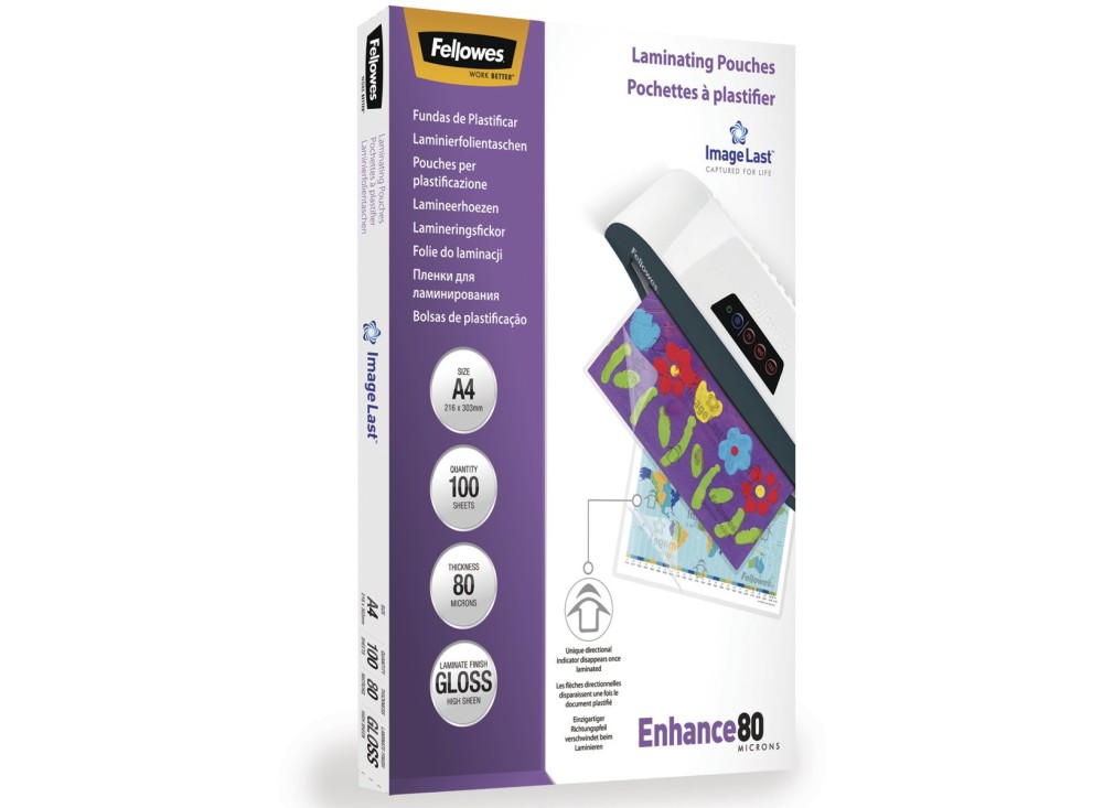 Pouches Enhance 80, per Plastificatrici a Caldo, Vari Formati, 100 Pezzi 0385314