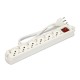 Presa 6 Uscite Schuko 10/16A Cavo 1,5 MT