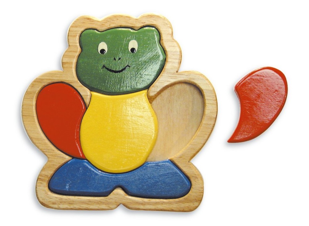 Puzzle Rana in Legno