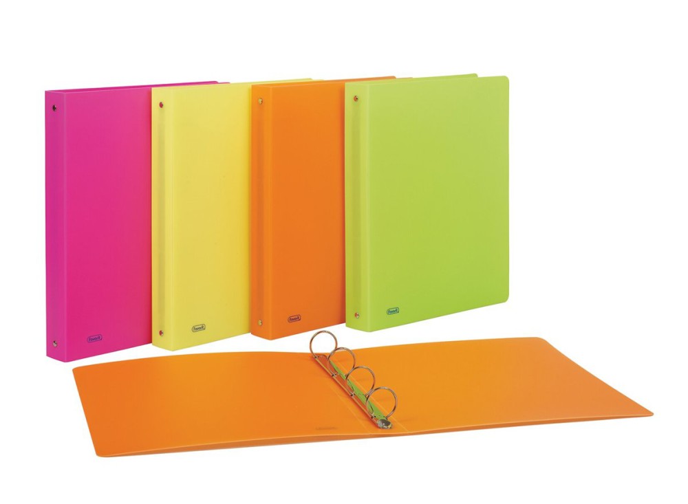 Quaderno ad Anelli, Disponibile in Diversi Colori Neon