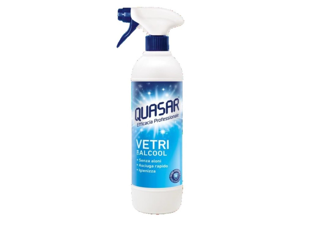 Quasar Spray Detergente Vetri con Alcool ml 580