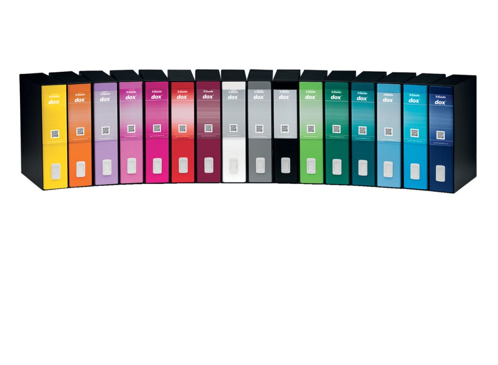 Raccoglitore Dox Protocollo con Custodia, Disponibile in Diversi Colori e Dimensioni