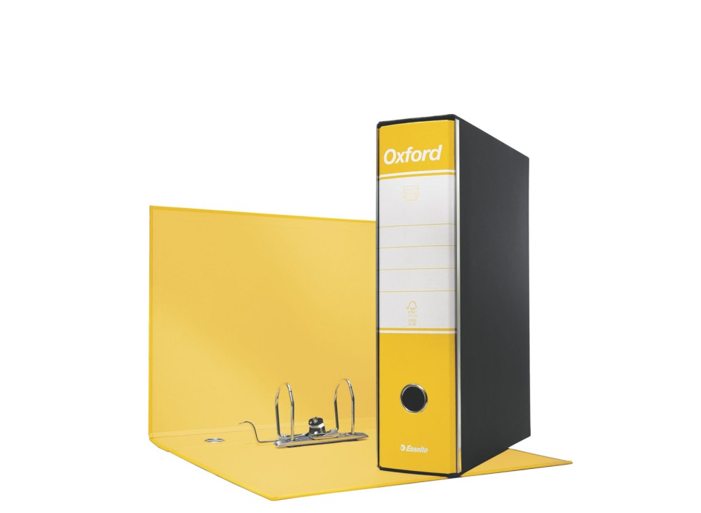 Raccoglitore Oxford Commerciale, a Leva a 2 Anelli Vari Dorsi e Colori