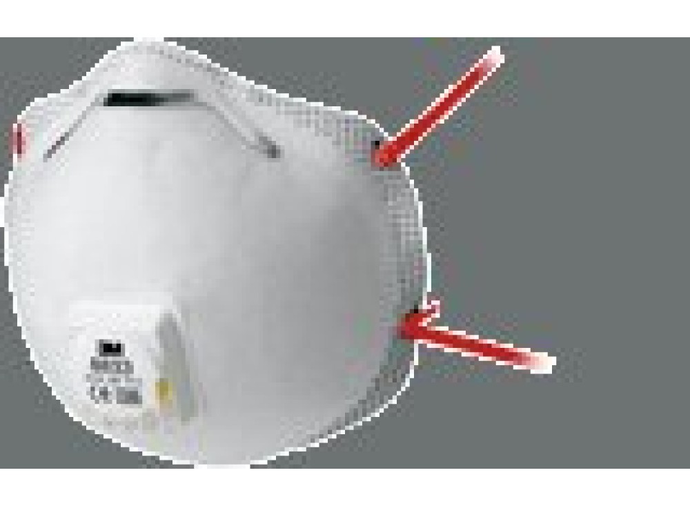 Respiratore 3M 8833 FFP3 per Polveri e Fumi con Valvola
