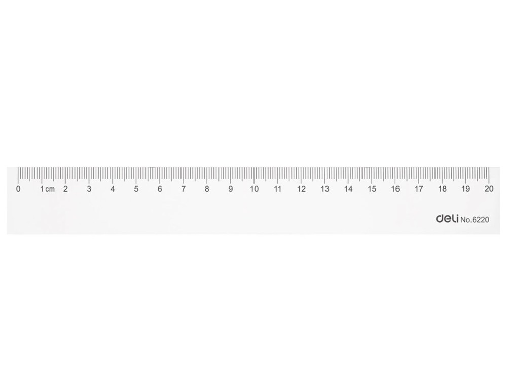 Righello in Plastica Trasparente