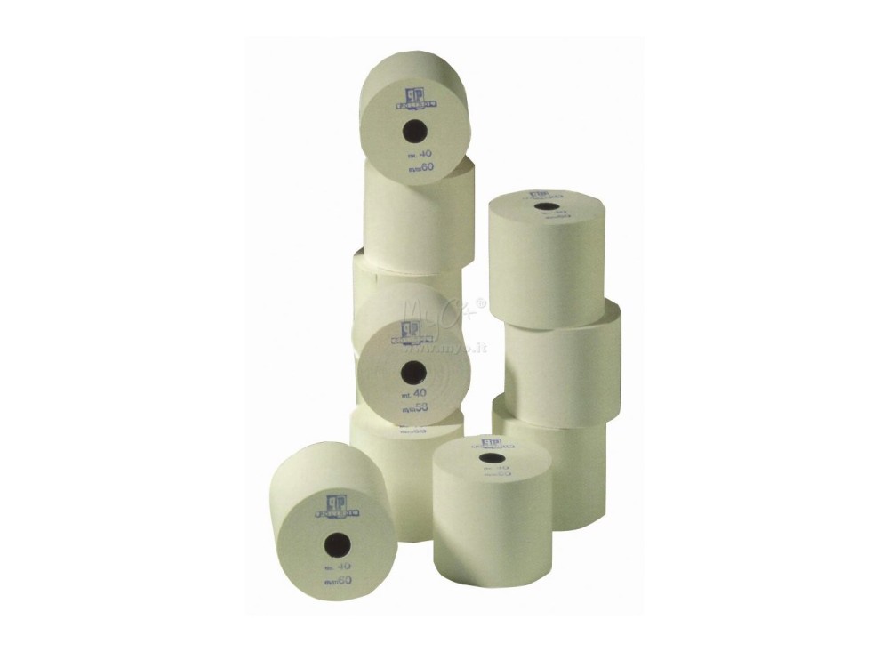 Rotoli Termici per Calcolatrici, mm 57, Diverse Lunghezze