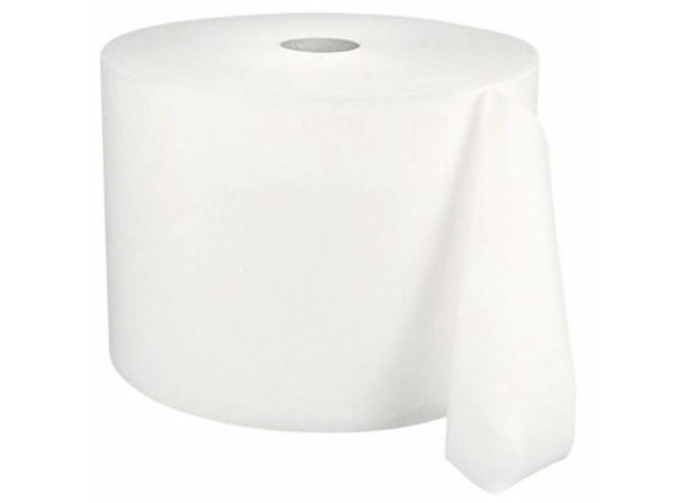 Rotolo Asciugatutto Bianco, Strappi 500, Ideale per Case di Cura e di Riposo
