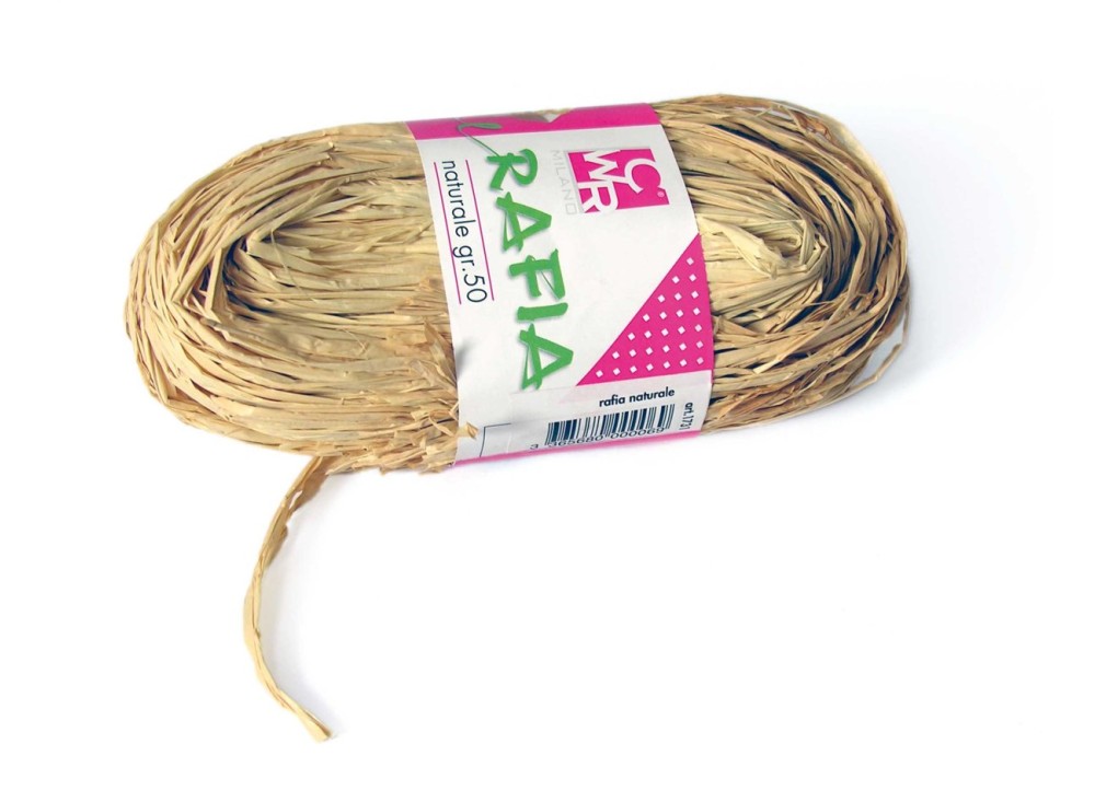 Rotolo Rafia Naturale da 50 gr