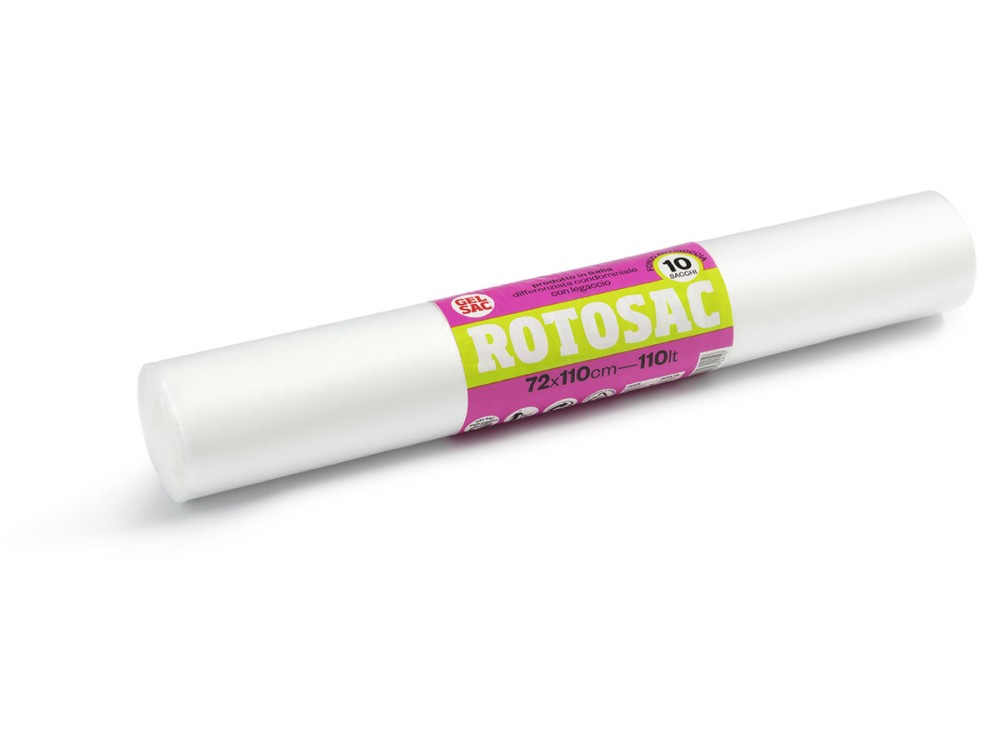 Sacchi per Pattumiere Condominiali, Trasparenti, in Etilextra, Con Robuste Saldature Laterali