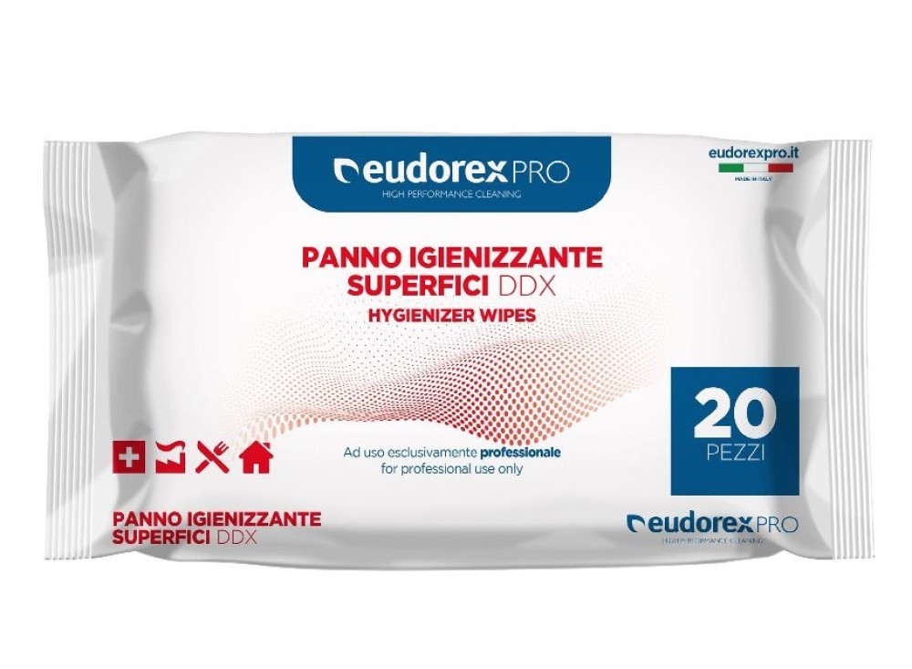 Salviette Igienizzanti per Superfici, Confezione da 20 Pezzi