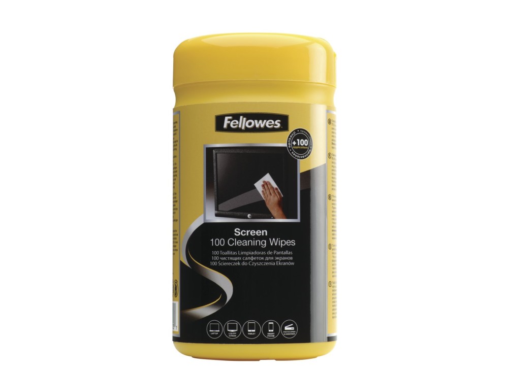 Salviette per Pulizia Schermi, No Alcohol, No Aloni, 100 Pezzi 0714815