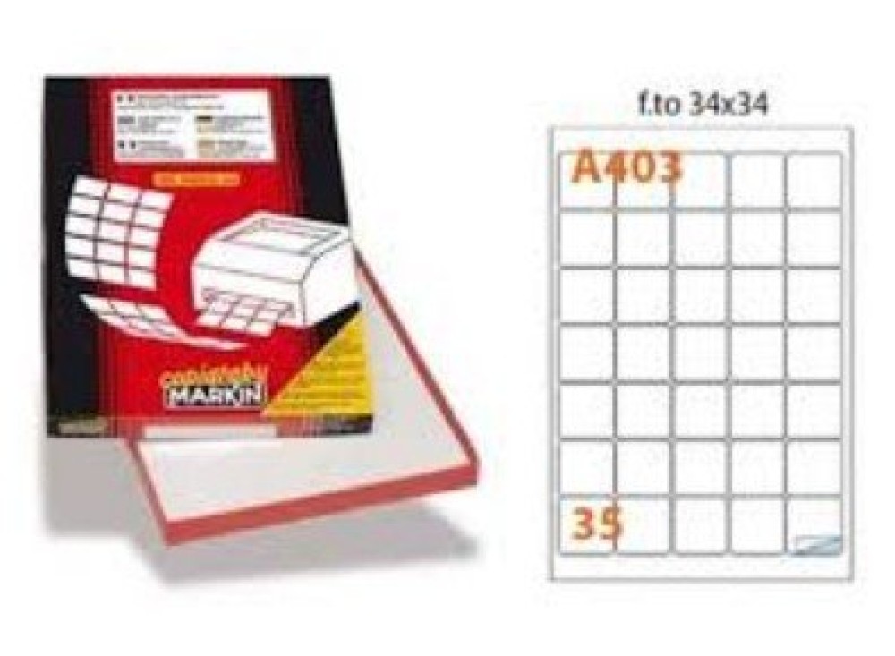 SC.3500 ETICHETTE A4 FTO 34X34  X210A403