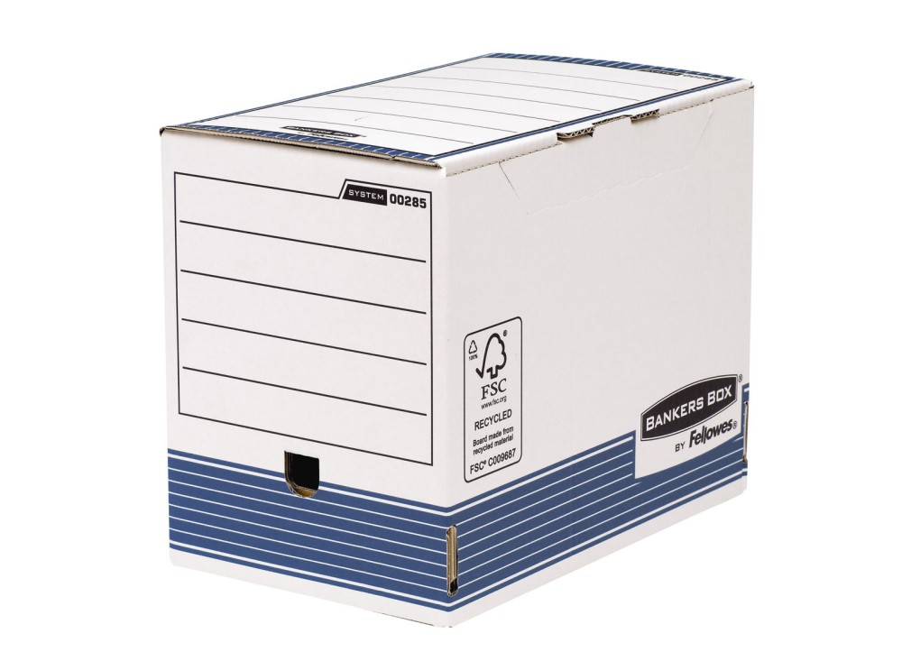 Scatola Archivio Bankers Box, Varie Dimensioni, 10 Pezzi