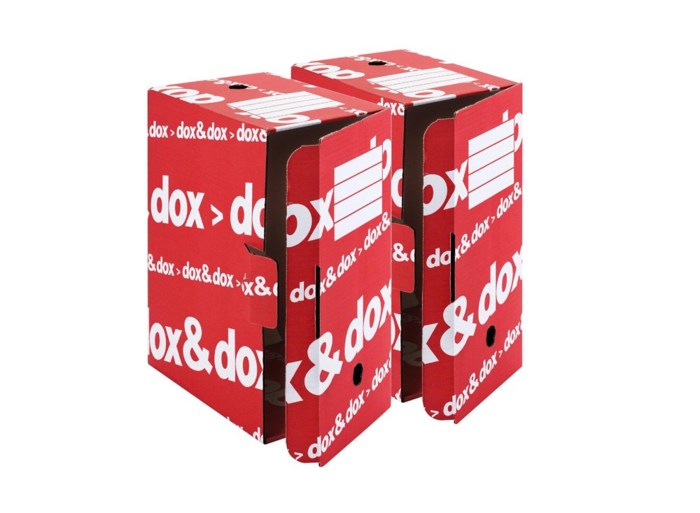 Scatola Archivio Dox&Dox, 17,5x36,5x26,5 Cm, Automontante