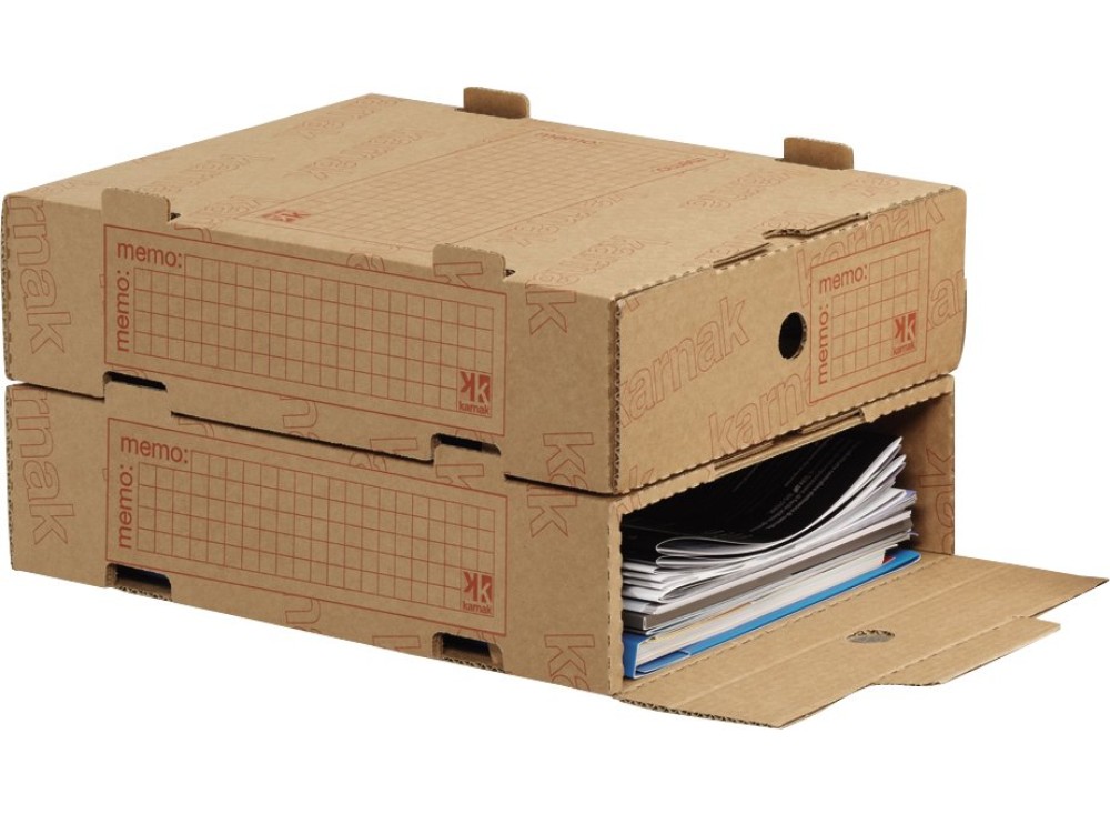 Scatola Archivio Orizzontale, 10 Pezzi, 27,5(l)x36,2(h)x9(d)