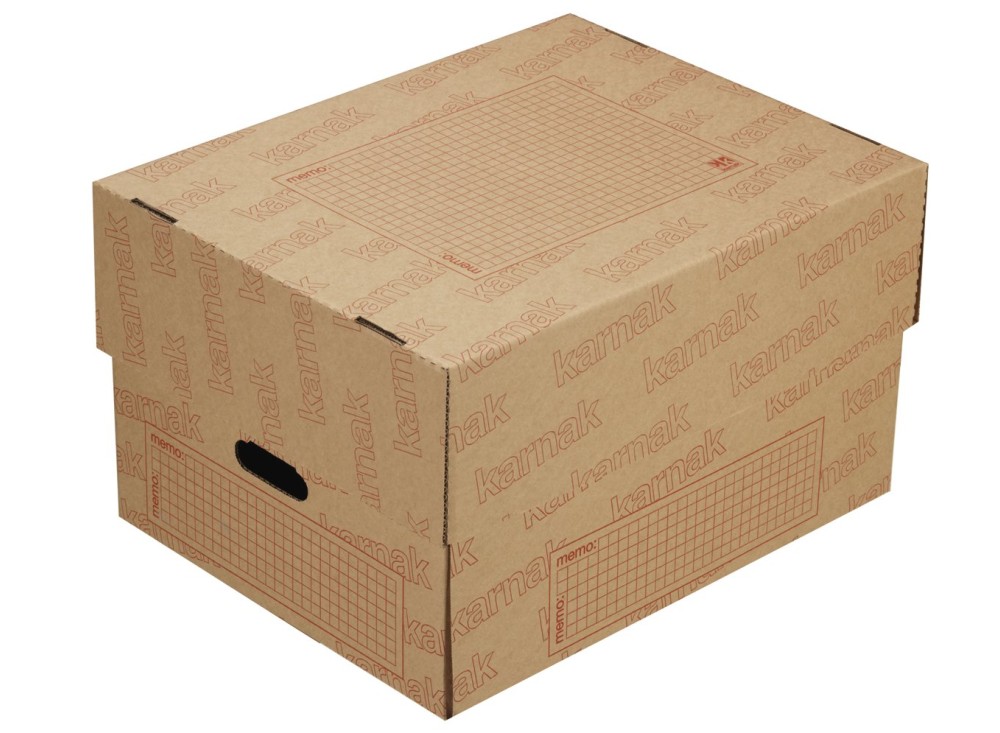 Scatola Archivio Orizzontale, con Coperchio, 5 Pezzi