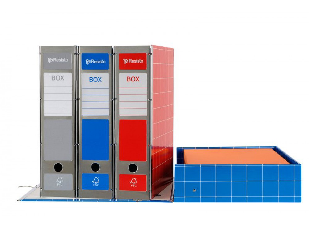 Scatola archivio Resisto Box 4 apertura totale