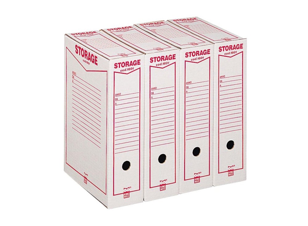 Scatole Archivio Storage, Cartone Spesso, Vari Formati