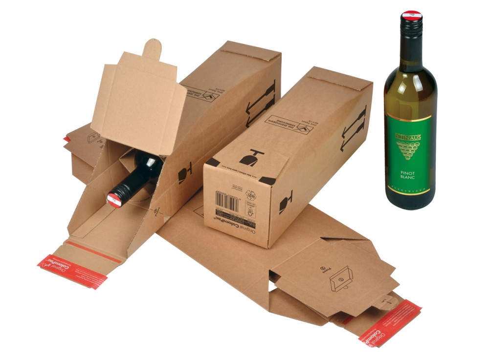 Scatole da Imballaggio per Bottiglie, 7,4x30,5x7,4 Cm