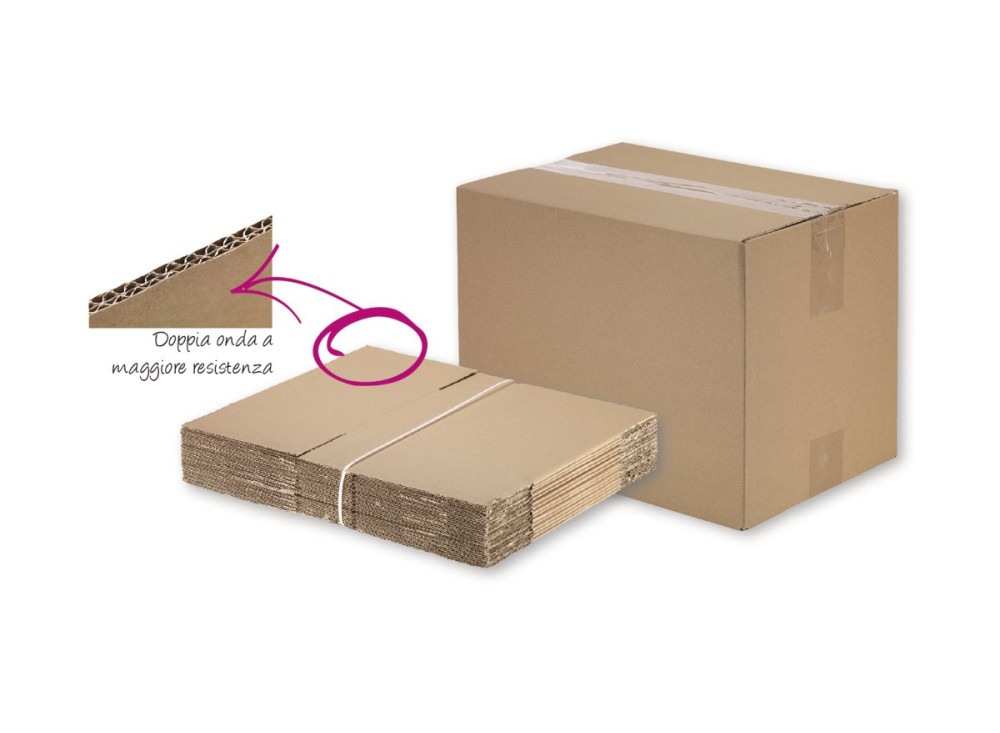 Scatole in Cartone ad Onda Doppia, in Vari Formati