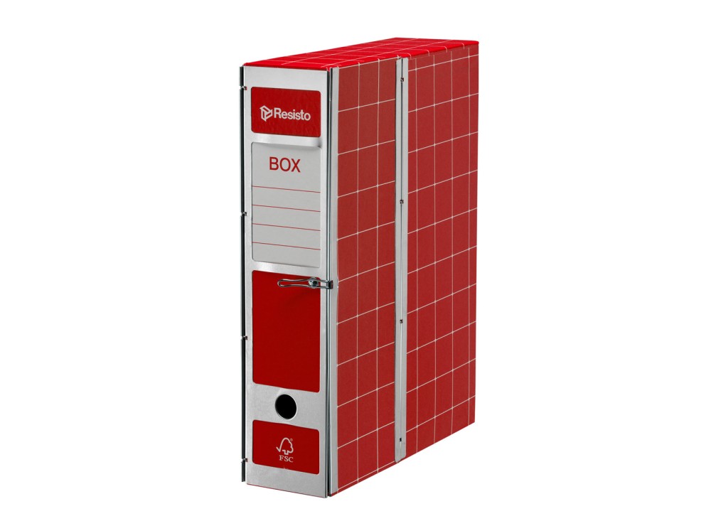 Scatole Portadocumenti, Rinforzate con Pannelli in Legno, Disponibili con Apertura Parziale o Totale, Vari Colori